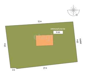 Дом 73м², 2-этажный, участок 6 сот.