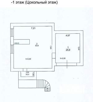 Коттедж 216м², 2-этажный, участок 7 сот.  