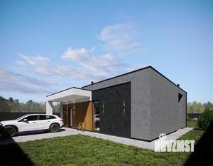 Дом 174м&sup2;, 1-этажный, участок 7 сот.  