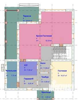 Дом 207м², 2-этажный, участок 10 сот.  