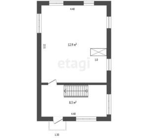 Дом 73м&sup2;, 2-этажный, участок 6 сот.  