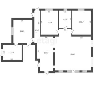 Дом 250м², 1-этажный, участок 7 сот.  
