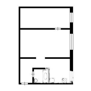 2-к квартира, на длительный срок, 48м2, 3/4 этаж