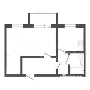 1-к квартира, на длительный срок, 37м2, 4/5 этаж