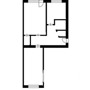 2-к квартира, на длительный срок, 47м2, 1/5 этаж
