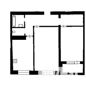 2-к квартира, на длительный срок, 57м2, 3/10 этаж