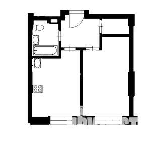 1-к квартира, на длительный срок, 41м2, 4/24 этаж