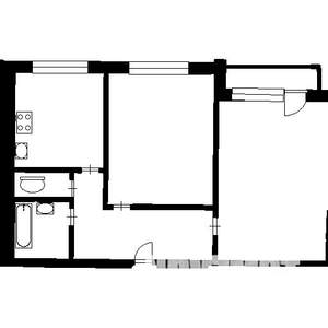 2-к квартира, на длительный срок, 52м2, 9/10 этаж