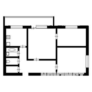 3-к квартира, на длительный срок, 56м2, 3/5 этаж