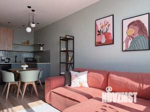 1-к квартира, посуточно, 44м2, 15/18 этаж