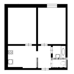 2-к квартира, на длительный срок, 38м2, 4/9 этаж