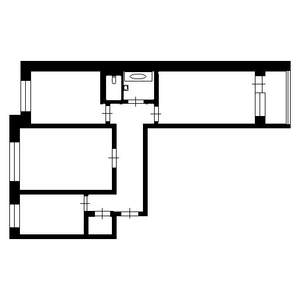3-к квартира, на длительный срок, 64м2, 13/14 этаж