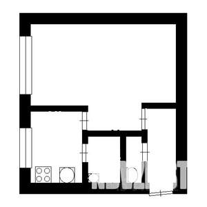 1-к квартира, на длительный срок, 31м2, 2/4 этаж