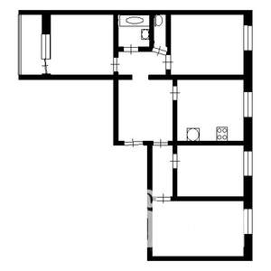 4-к квартира, на длительный срок, 87м2, 5/9 этаж