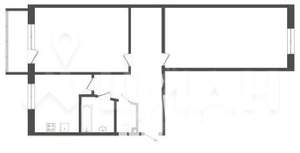 2-к квартира, на длительный срок, 49м2, 4/5 этаж