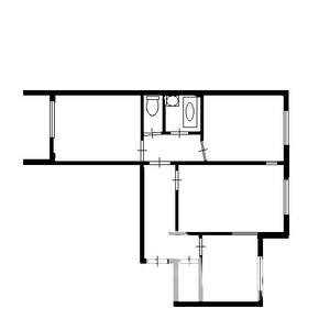 3-к квартира, на длительный срок, 66м2, 5/9 этаж