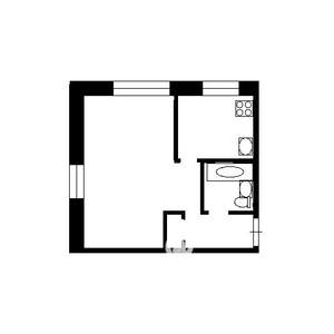 1-к квартира, на длительный срок, 32м2, 2/3 этаж