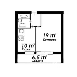 1-к квартира, на длительный срок, 38м2, 16/16 этаж