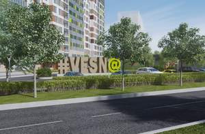 Студия квартира, на длительный срок, 26м2, 6/14 этаж