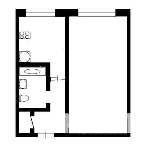 1-к квартира, на длительный срок, 31м2, 2/9 этаж