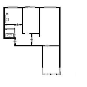 3-к квартира, на длительный срок, 65м2, 4/9 этаж