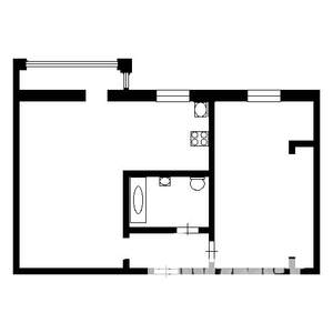2-к квартира, на длительный срок, 46м2, 3/5 этаж