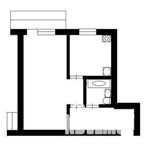 1-к квартира, на длительный срок, 30м2, 3/5 этаж