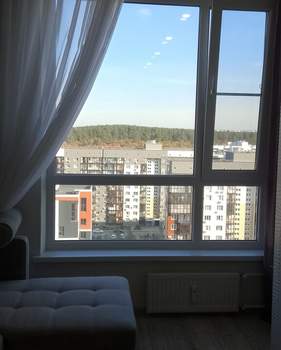 Студия квартира, на длительный срок, 24м2, 14/15 этаж