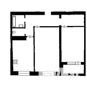 2-к квартира, на длительный срок, 57м2, 3/10 этаж