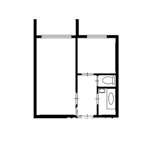 1-к квартира, на длительный срок, 35м2, 6/9 этаж