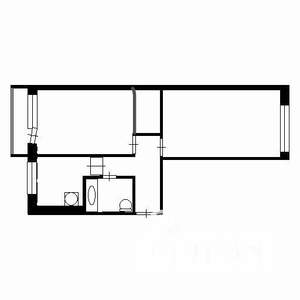 2-к квартира, на длительный срок, 46м2, 3/5 этаж