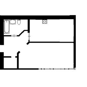 1-к квартира, на длительный срок, 49м2, 2/9 этаж