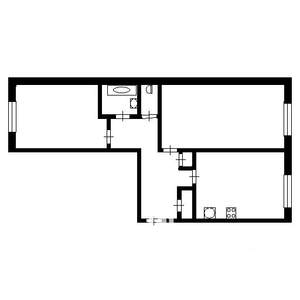2-к квартира, на длительный срок, 50м2, 5/9 этаж