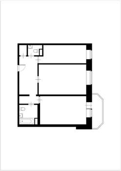 2-к квартира, вторичка, 71м2, 9/9 этаж