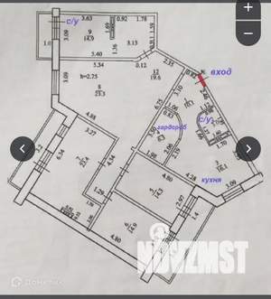 4-к квартира, вторичка, 150м2, 10/14 этаж