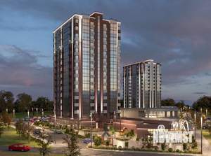 2-к квартира, строящийся дом, 55м2, 2/15 этаж