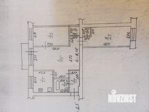 3-к квартира, вторичка, 57м2, 2/5 этаж