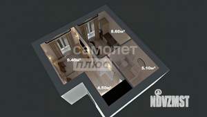 1-к квартира, вторичка, 28м2, 3/14 этаж