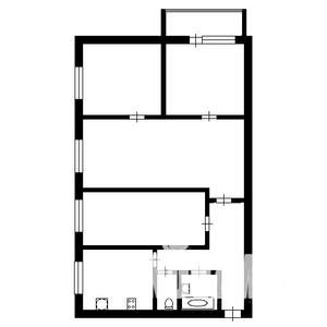 4-к квартира, вторичка, 64м2, 5/5 этаж