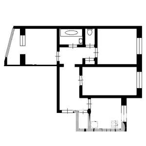 3-к квартира, вторичка, 68м2, 9/9 этаж