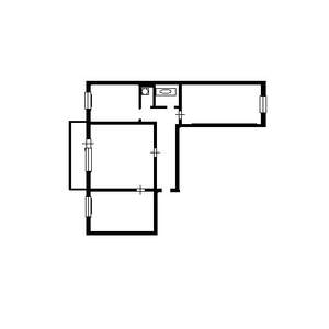 3-к квартира, вторичка, 55м2, 2/5 этаж