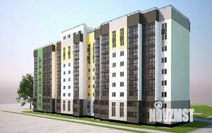 3-к квартира, строящийся дом, 88м2, 2/7 этаж