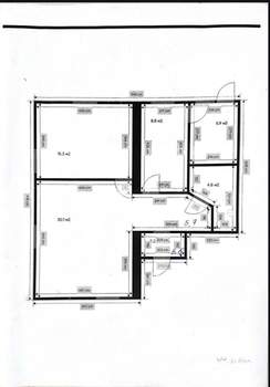 3-к квартира, вторичка, 67м2, 1/3 этаж