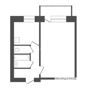 1-к квартира, вторичка, 34м2, 5/5 этаж