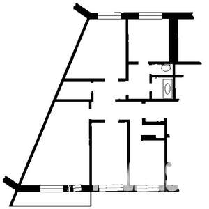 4-к квартира, вторичка, 80м2, 5/9 этаж