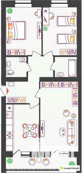 3-к квартира, вторичка, 80м2, 10/11 этаж