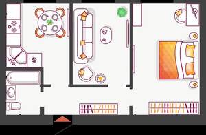 2-к квартира, вторичка, 51м2, 10/10 этаж