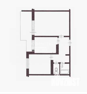2-к квартира, вторичка, 47м2, 12/16 этаж