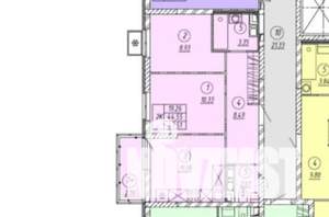 2-к квартира, вторичка, 45м2, 2/9 этаж