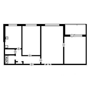 3-к квартира, вторичка, 64м2, 5/5 этаж